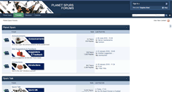 Desktop Screenshot of planetspurs.com
